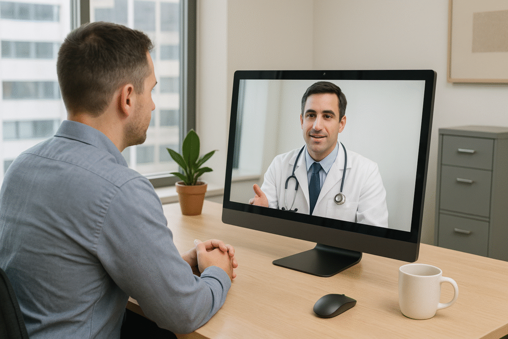 Médico telemedicina